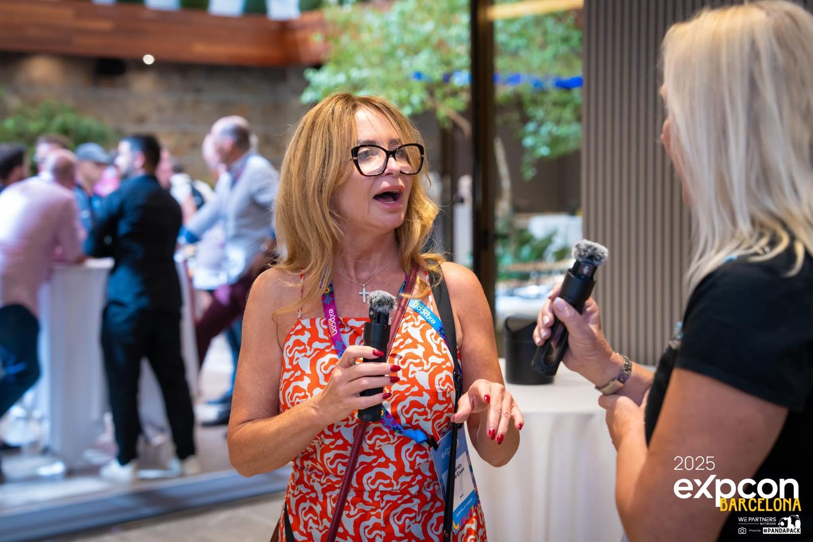 eXpCon Barcelona 2025, being interviewed