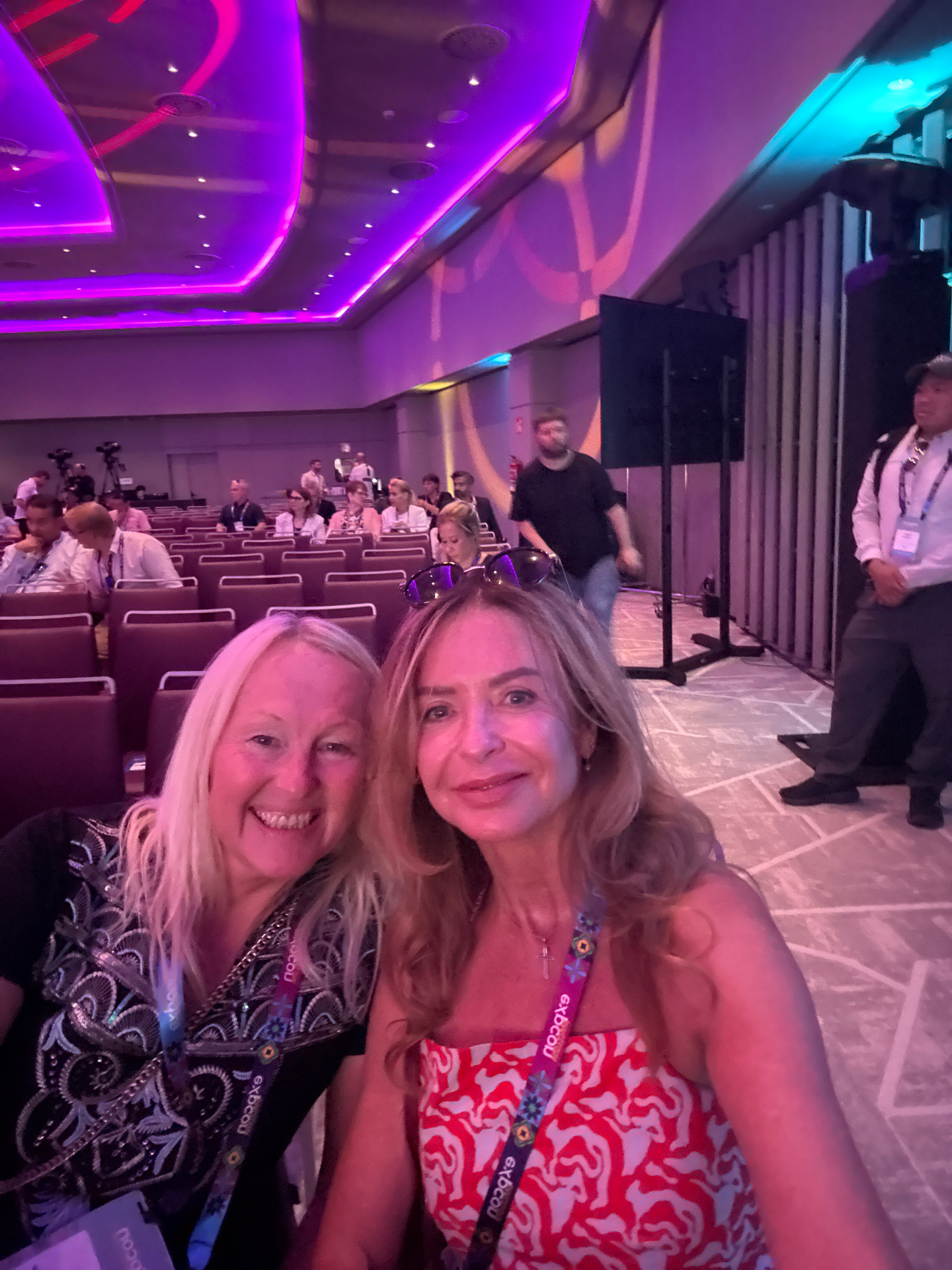 Deborah and Nicky at eXp event, Barcelona